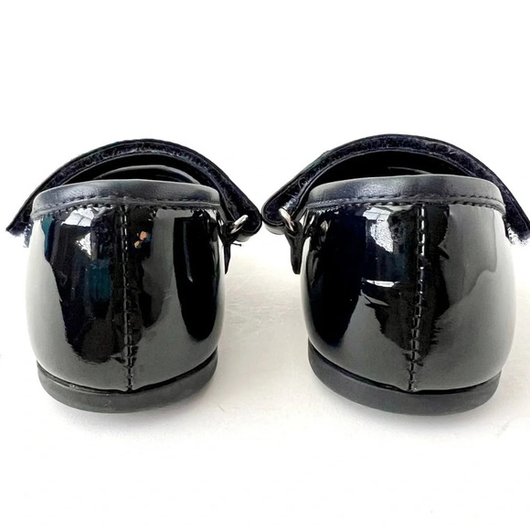 GUCCI | Baby Girl Mary Jane Ballet Flat Web Stripe Bow Navy Blue Leather US 5 - Picture 12 of 16